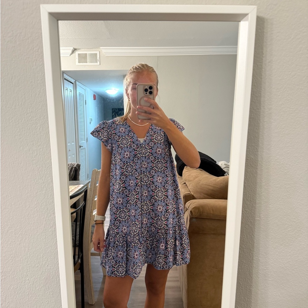 LOFT Floral Mini Dress
